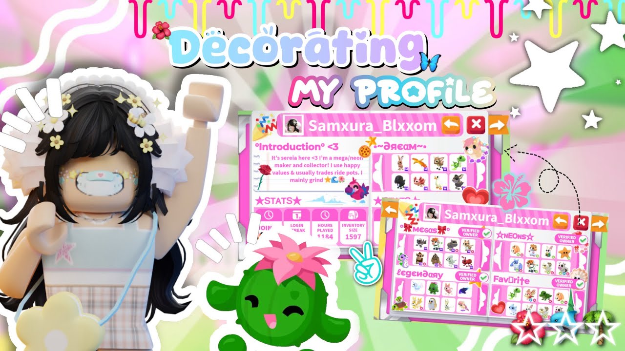 🏝️ Make my Adopt Me profile with me! 🌊 || ⭐️ #AdoptMe #Voiced #Profile ||