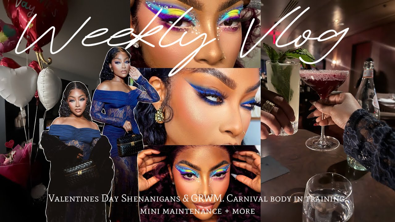 Valentine’s Day shenanigans + grwm | carnival body in training | mini maintenance + more