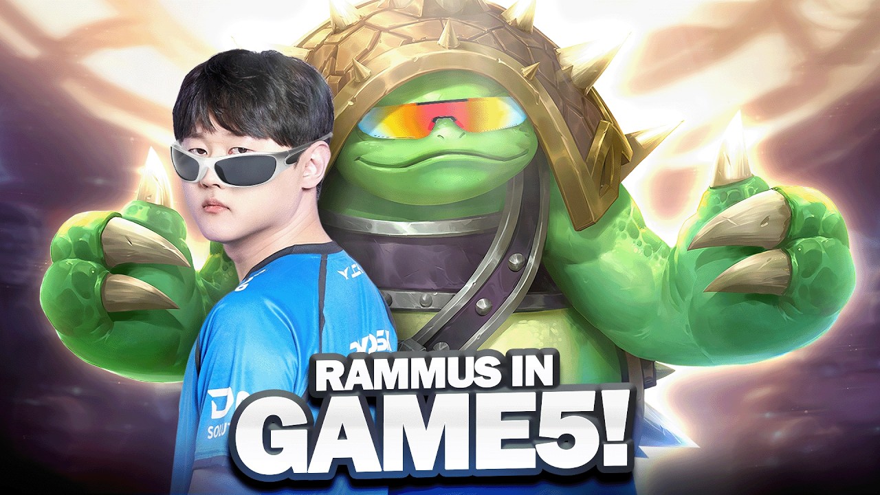 EX WELTMEISTER pickt Rammus JUNGLE in GAME 5!🤯 - LCK Cast Highlight
