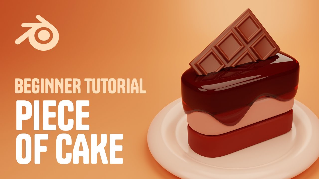 3D Piece of Cake - Blender Tutorial for Beginners