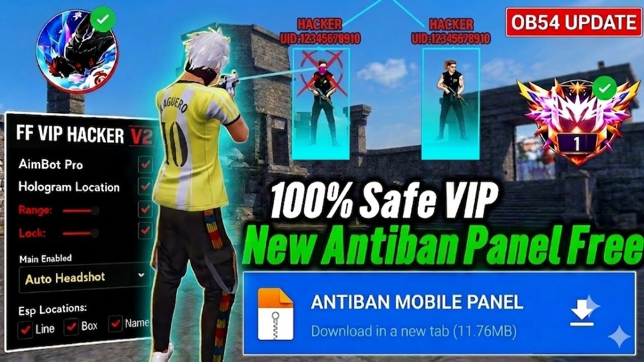 Free Fire Panel Mobile 🔥 FF Antiban Panel OB53 | Free Fire Hack New 😈 FF Injector 2026 | FF Panel