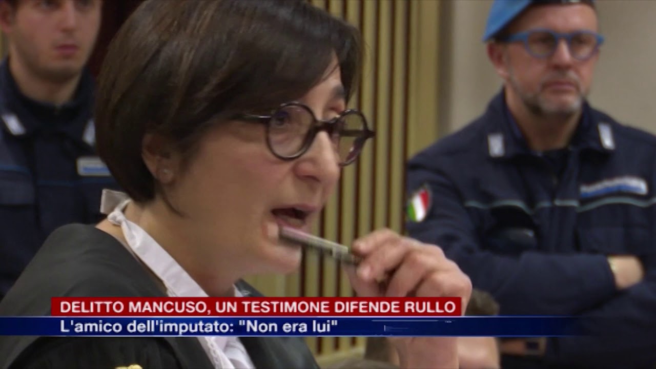 Etg - Delitto Mancuso, un testimone difende Rullo