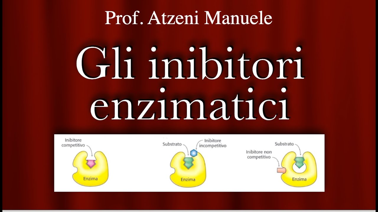 Gli inibitori enzimatici @Lezioni del Prof. Atzeni