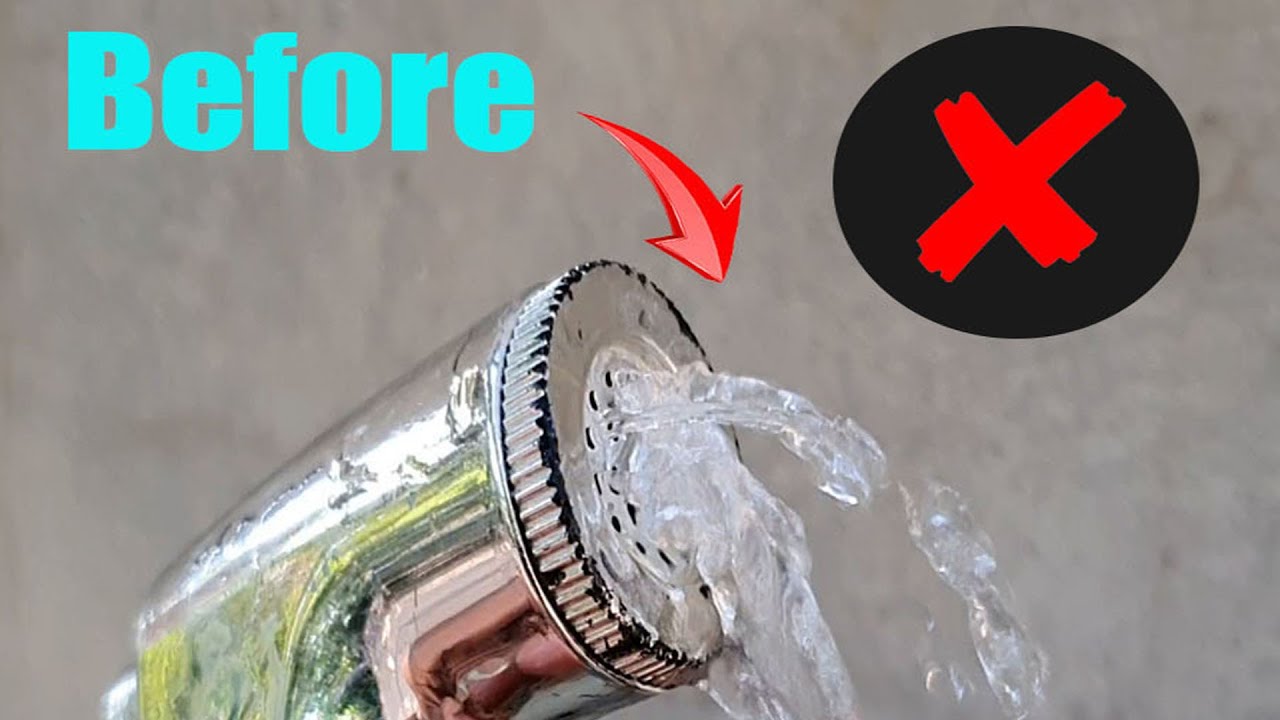 Don't throw it away! Simple Tip save your money to Fix Low faucet water at home