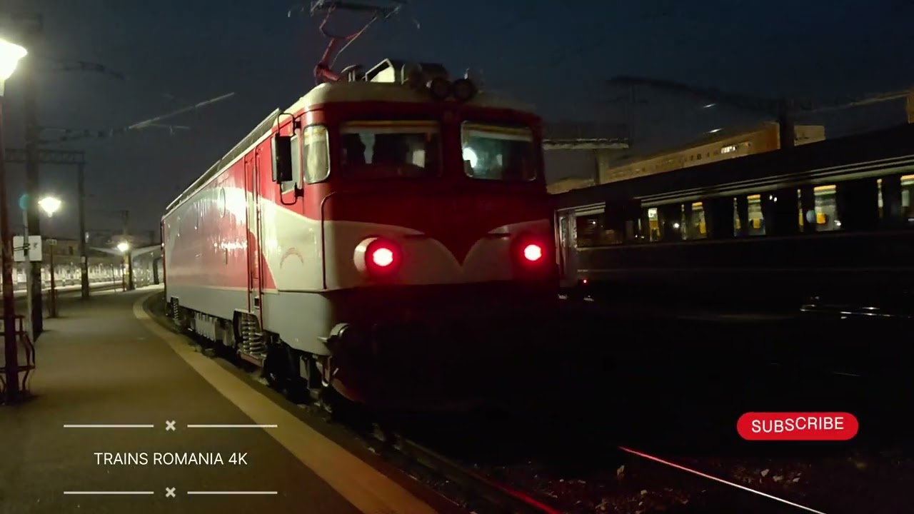 NIGHT TRAIN - ROMANIAN CFR MARFA - TRAINS ROMANIA 4K