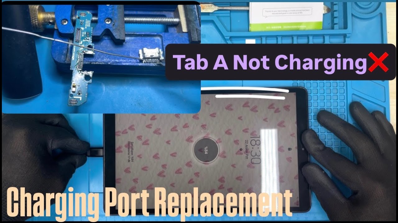 Samsung Galaxy Tab A 10.1 (SM-T510) Charging Port Replacement | No Voice | Full Repair