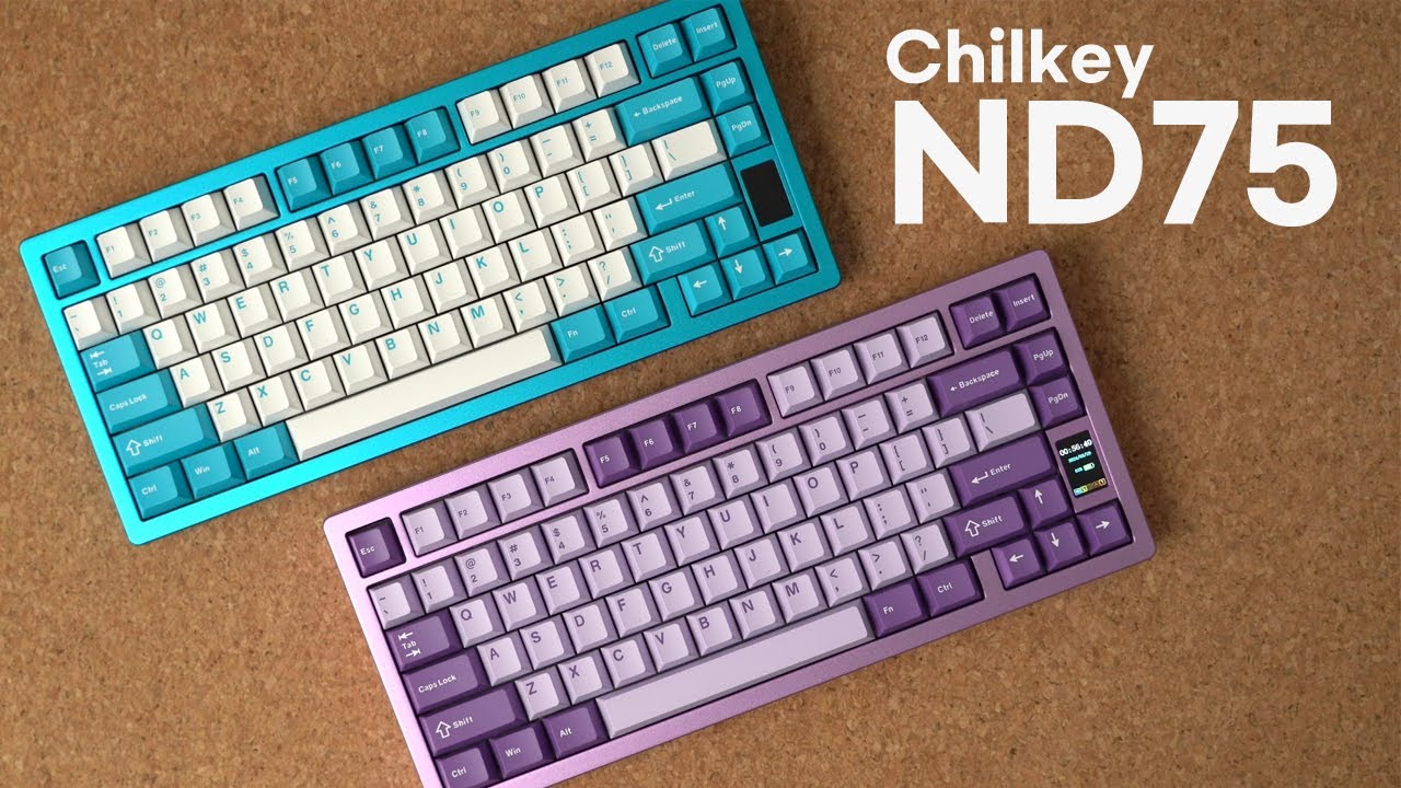 Chilkey ND75 최신 커스텀키보드 기술의 집약체 제품 리뷰