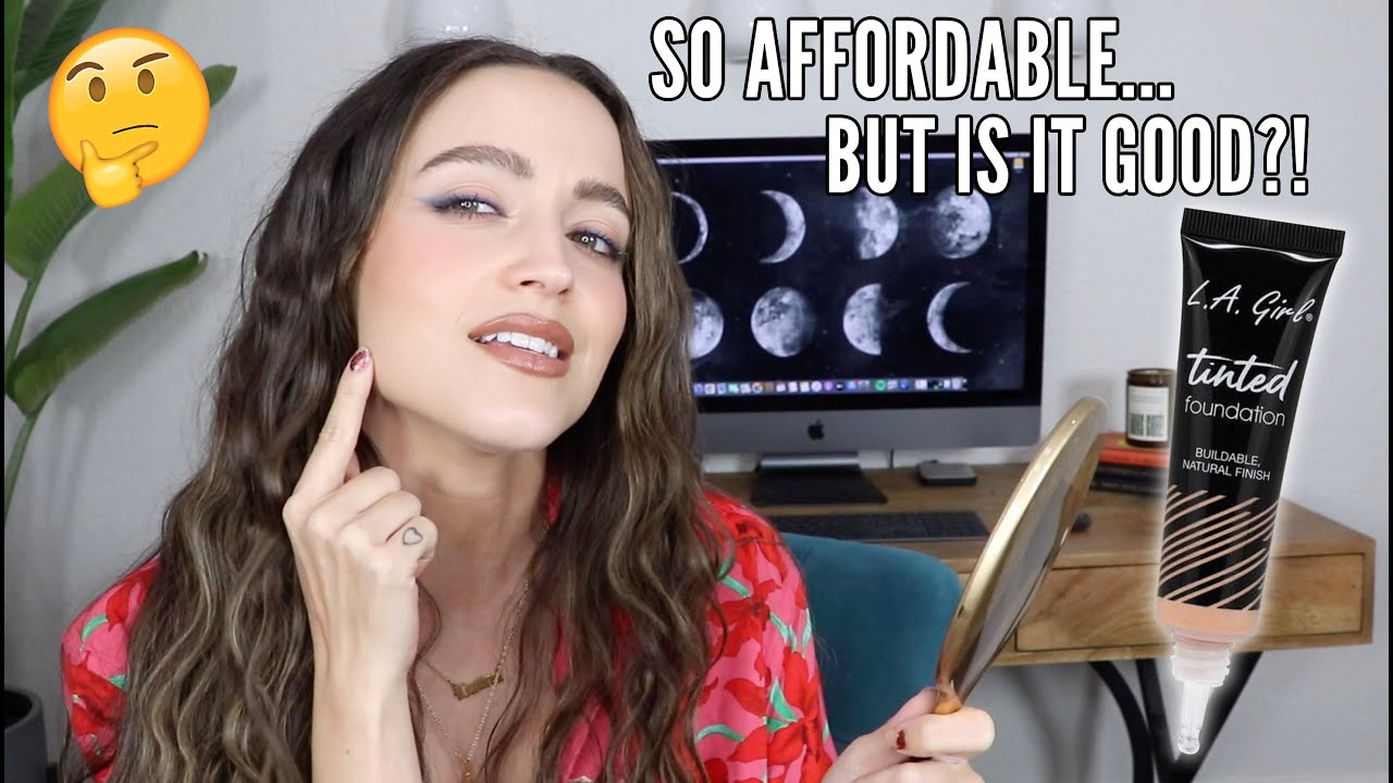 DRUGSTORE TINTED FOUNDATION?! First Impressions Wear Test!