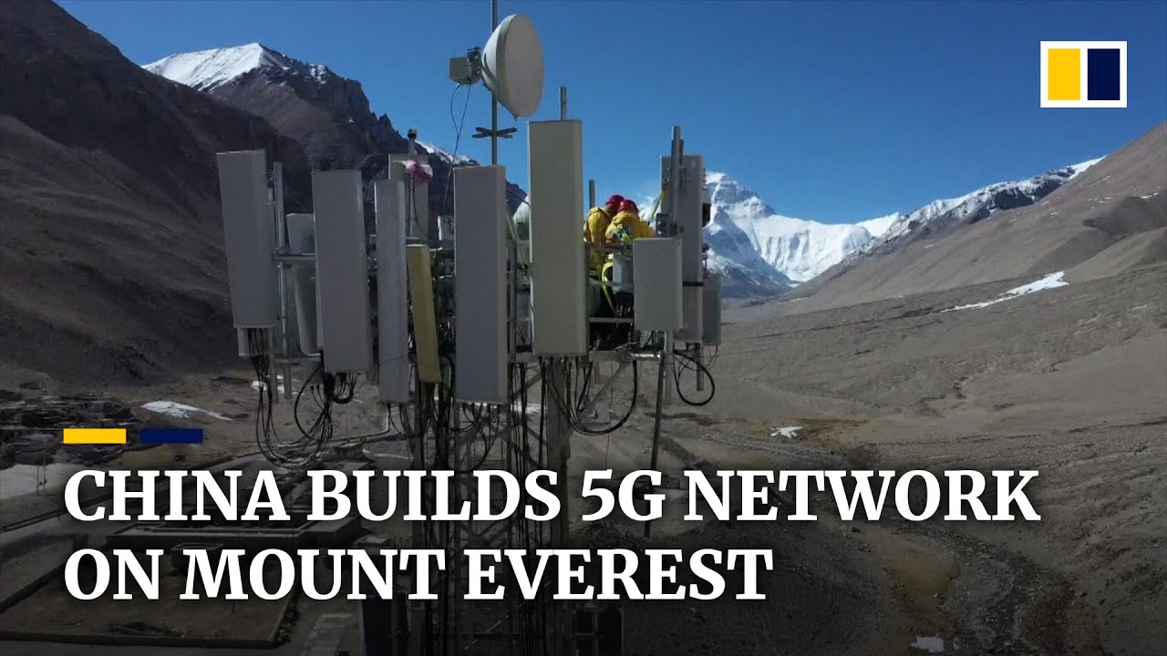 Chinese engineers build world’s highest 5G base station on Mount Everest