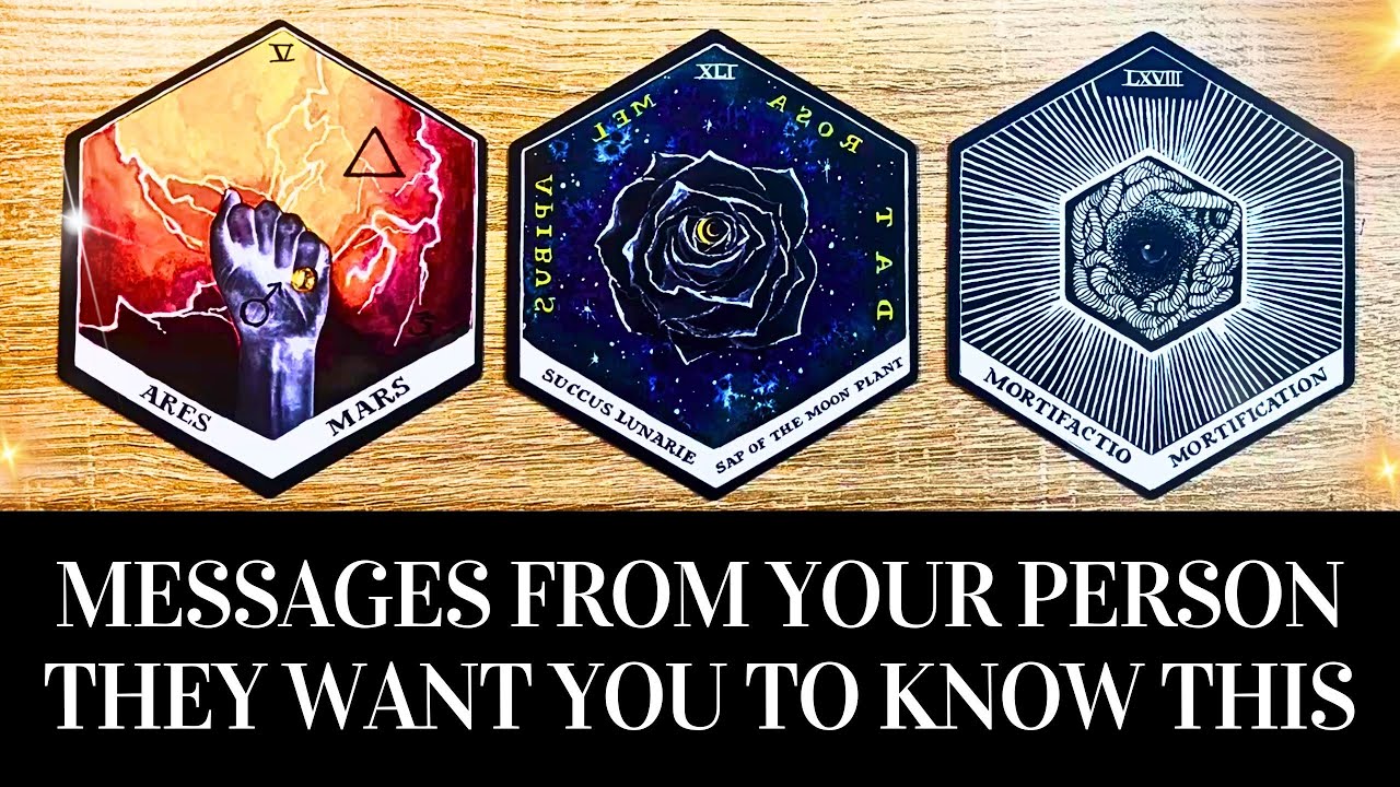 PICK A CARD 🔮❤️MESSAGES FROM THE PERSON ON YOUR MIND ❤️🔮 They Want YOU to Know THIS! 🌟 Tarot Reading