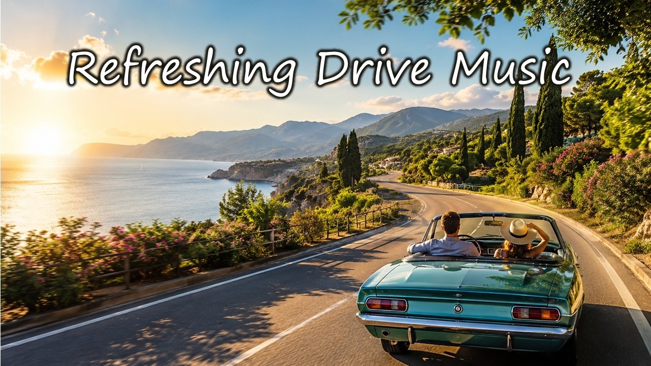 3 Hours of Refreshing Drive Music 🚗🌿 | Acoustic Guitar & Accordion for a Bright Road Trip