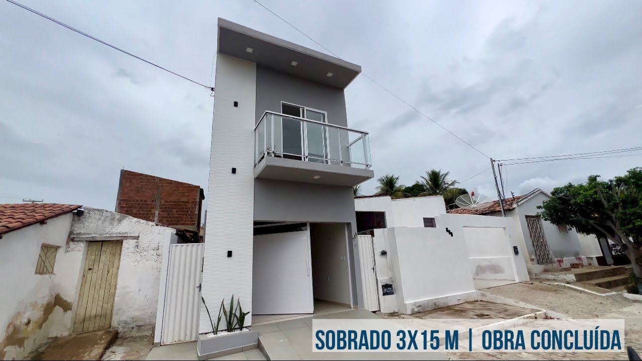 Sobrado 3x15 m | Tour Obra Concluída