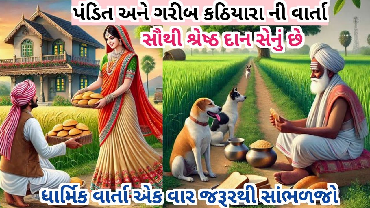 કઠિયારો અને બ્રાહ્મણની વાર્તા || Heart touching story  || Gujrati Story ||Lok Varta ||ધાર્મિક વાર્તા