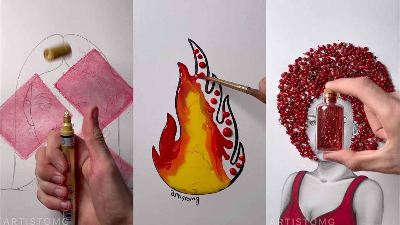 Satisfying Art Ideas from ARTISTOMG! 🤩✨🎨