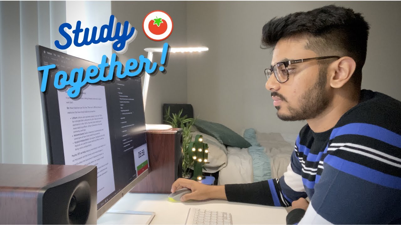 *REAL TIME* Study With Me - Using the Pomodoro Technique