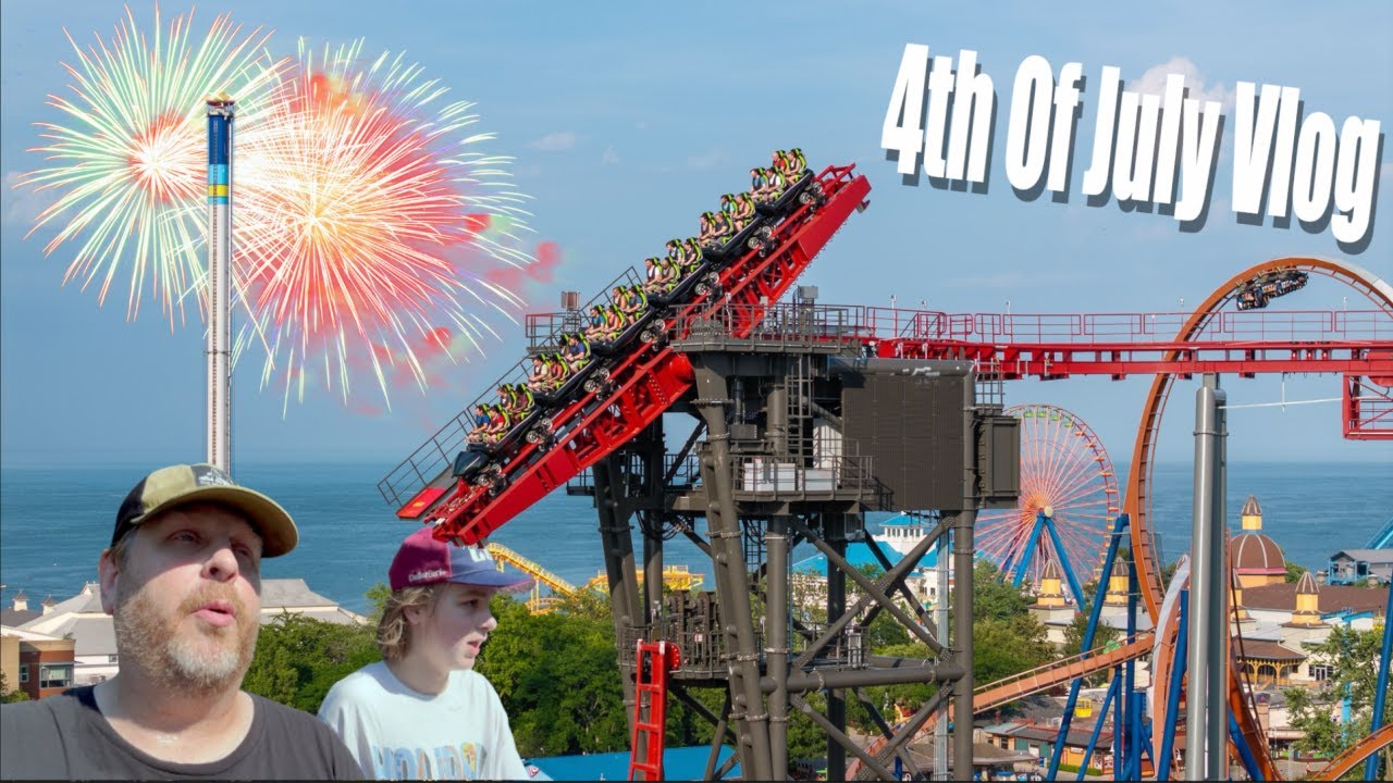 4th Of July @ Cedar Point -- Light Up The Point -- Siren's Curse Front Row!!