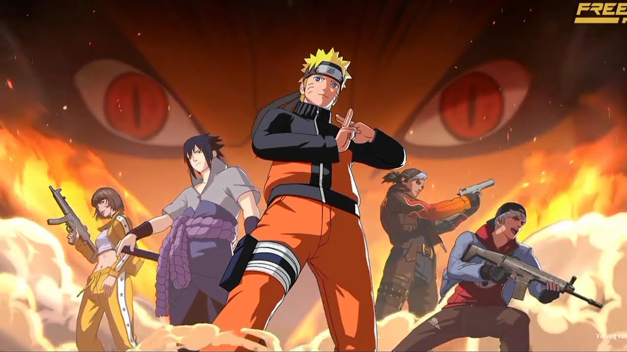 FREE FIRE X NARUTO ☠️ NEW COLLABORATION WITH NARUTO 👊 ALL FREE REWARDS 😁