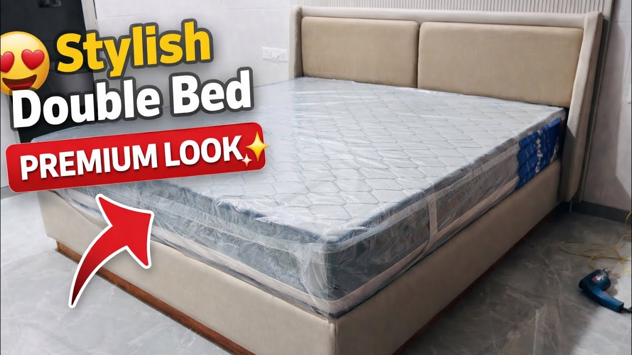 How To Making Modern ￼￼Double Bed At Home!  घर पर आधुनिक डबल बेड कैसे बनाएं