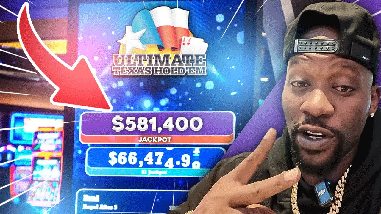 $10000 HUNTING A MASSIVE ULTIMATE TEXAS HOLDEM JACKPOT IN VEGAS 💰♠️ (DID IT HIT?)