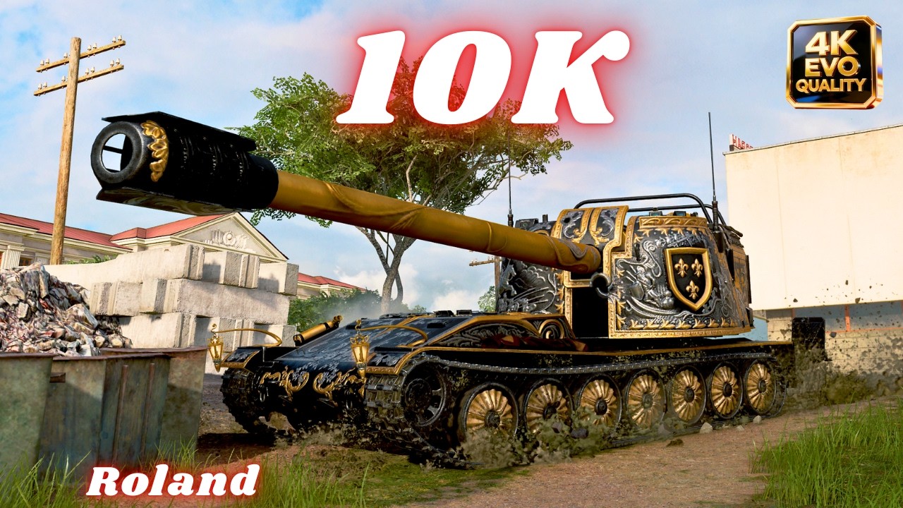 Roland  10K Damage 9 Kills World of Tanks #wot