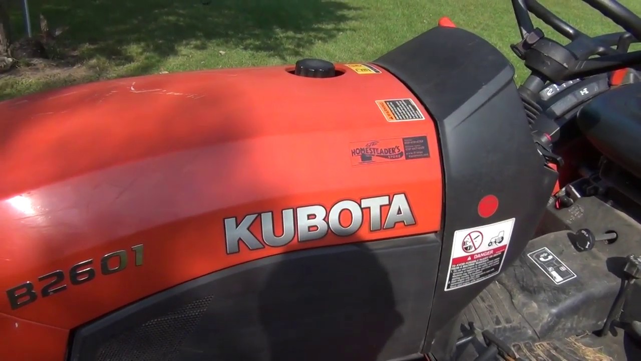 Трактор Kubota не заводится... Устранение неисправностей выключателя безопасности