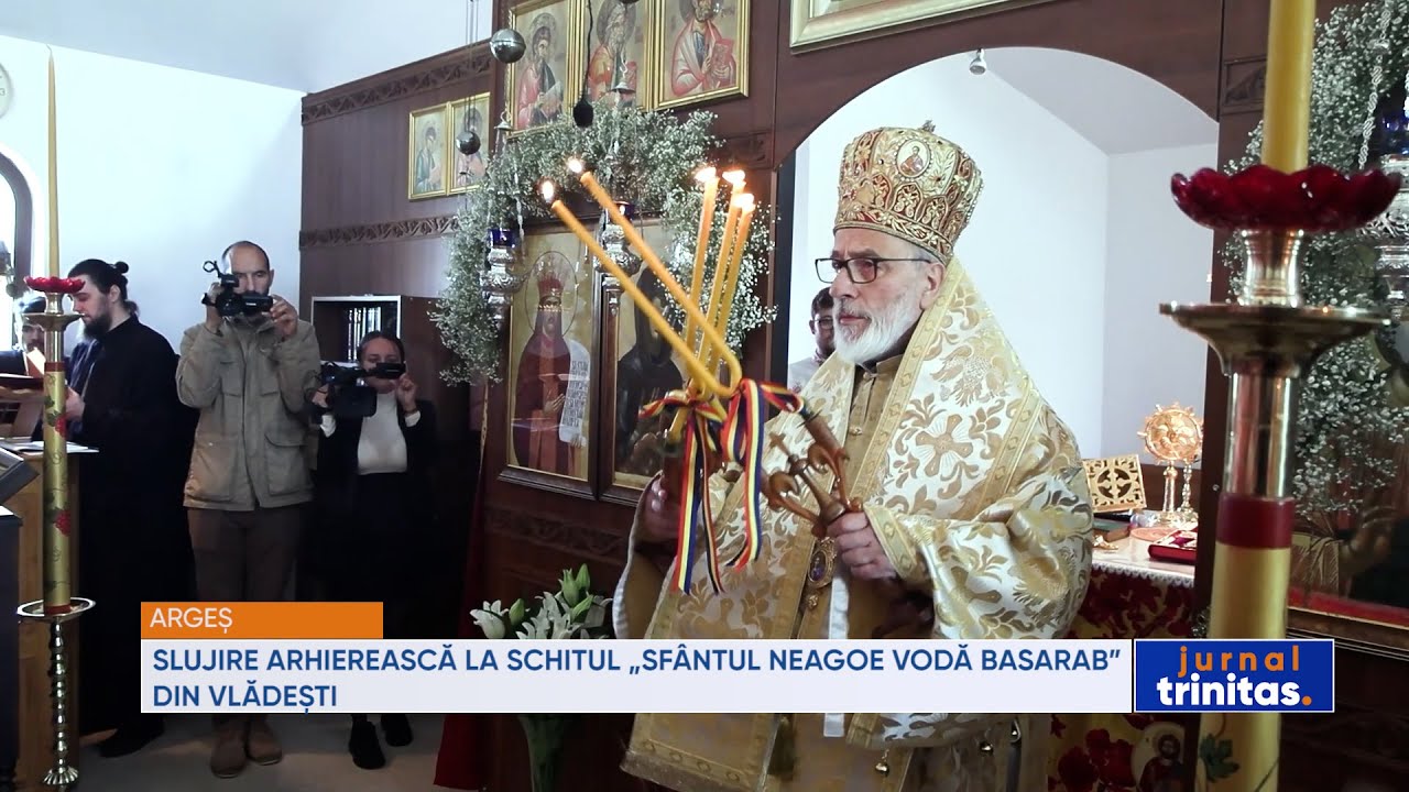 Slujire arhierească la Schitul „Sfântul Neagoe Vodă Basarab” din Vlădești, județul Argeș