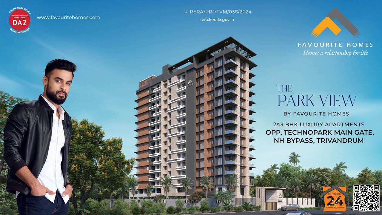 Favourite Homes  'The Park View ', Luxury Apartments in Trivandrum Walkthrough