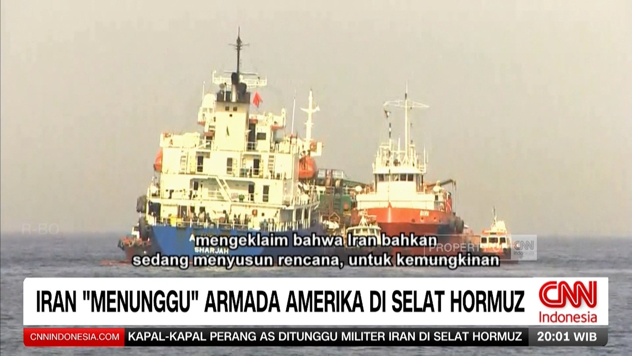 Iran Tunggu Armada Amerika Serikat di Selat Hormuz