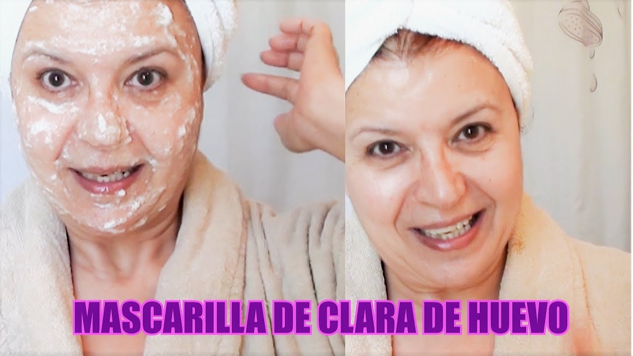 MASCARILLA DE CLARA DE HUEVO, ANTIARRUGAS Y POROS ABIERTOS | Mascarilla casera y natural | EMDG