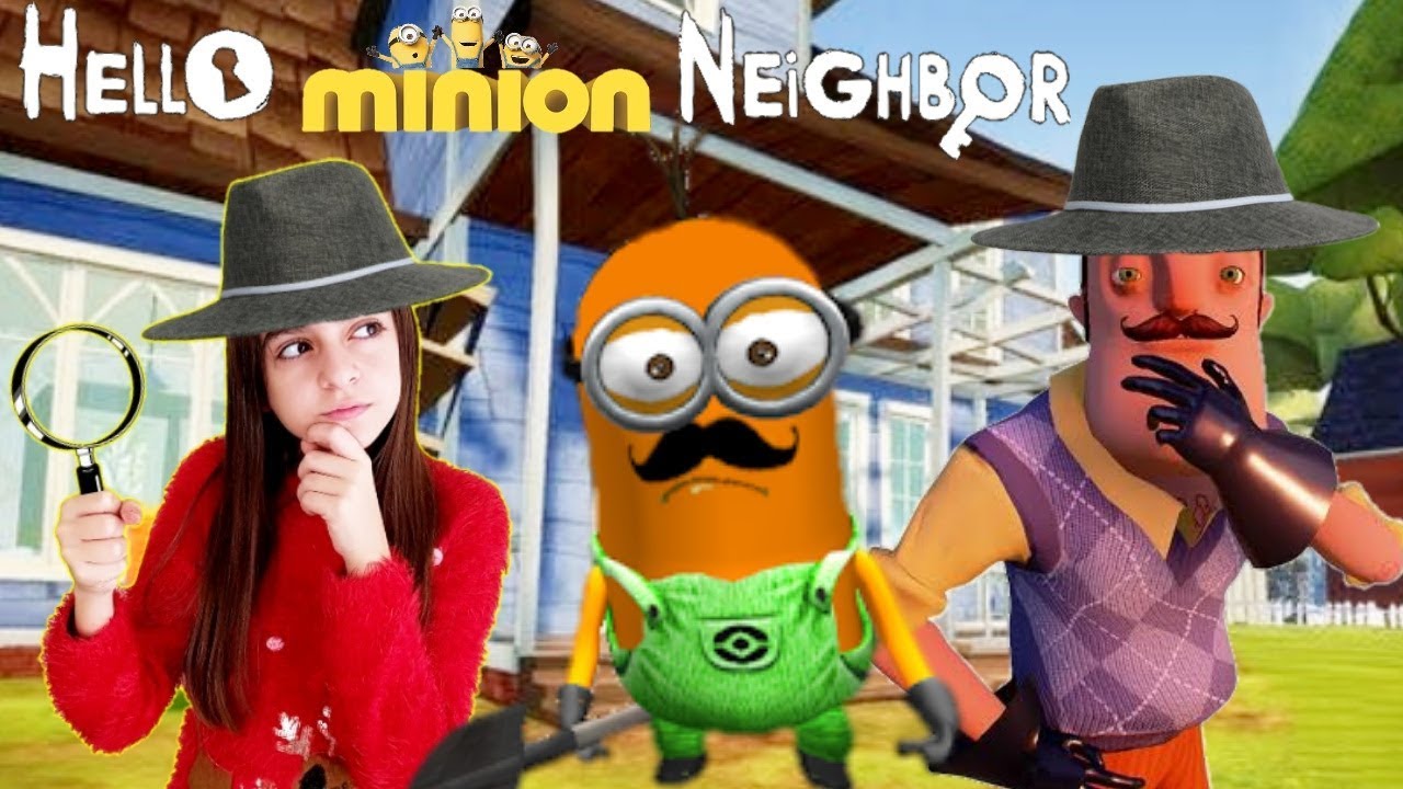MİNYONLAR'IN EVİNDEKİ GİZLİ GÖREVLER !! - Hello Neighbor/Hello Minion Neighbor