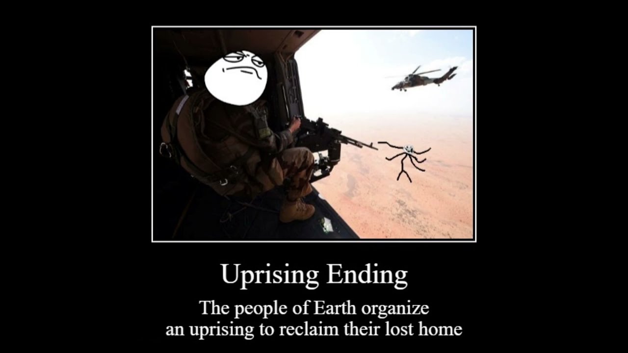 The Trollge Endings meme