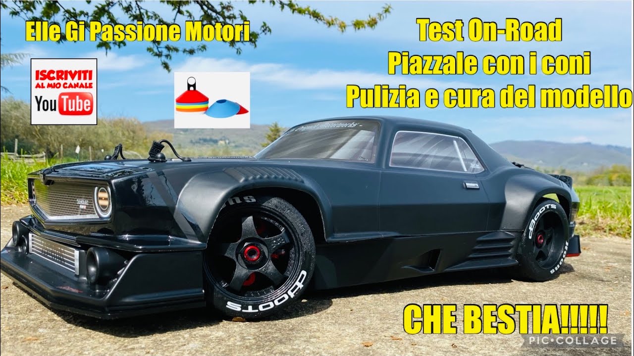ARRMA FELONY TEST ONROAD PIAZZALE TRA I CONI - Pulizia e cura del modello 👍
