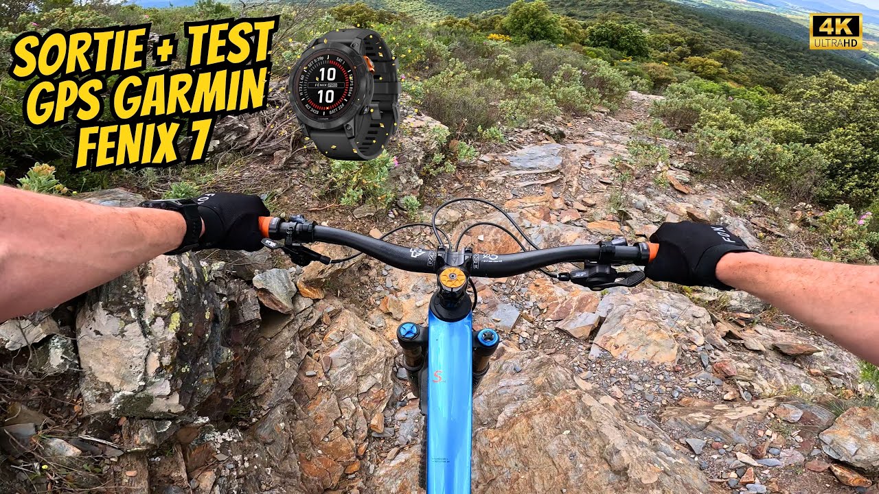 VTT Enduro, suivre une trace GPS sur une montre ? Garmin Fenix 7 Pro Solar (test + ride entre potes)