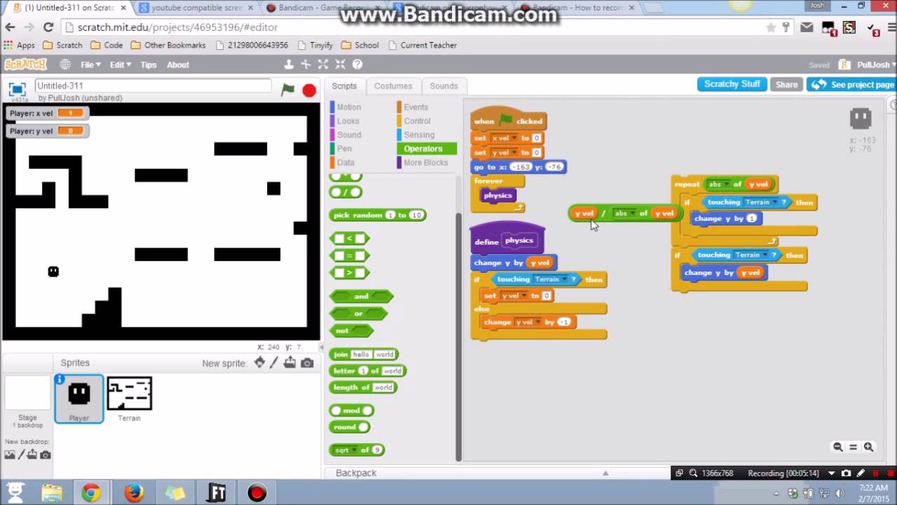 Platform Physics Tutorial (Scratch)