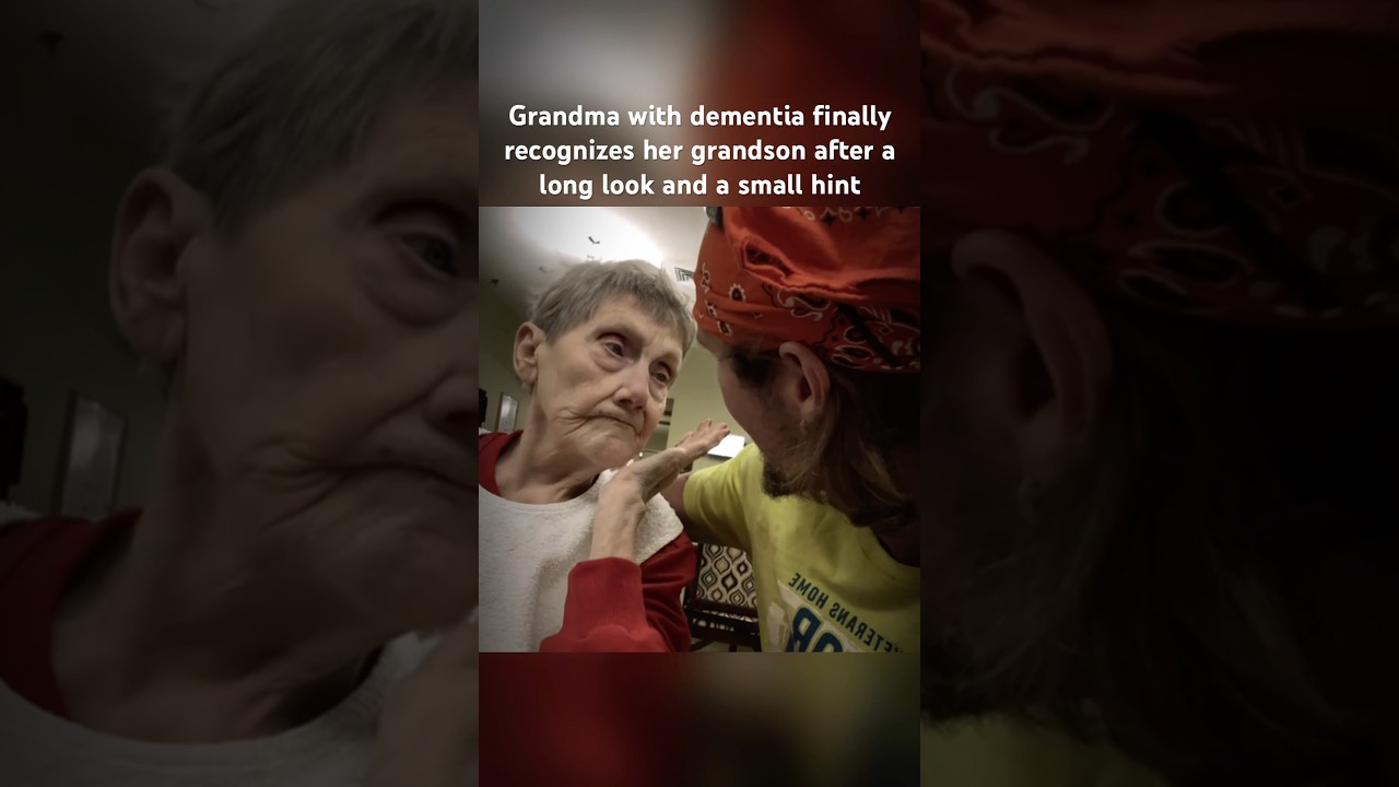 He&rsquo;s really a good grandson #real #hurt #grandma #dementia #reality