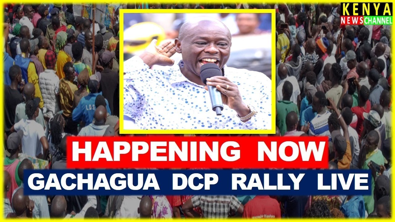 LIVE EMBU - Gachagua leads Mega DCP Rally with United Opposition Leaders