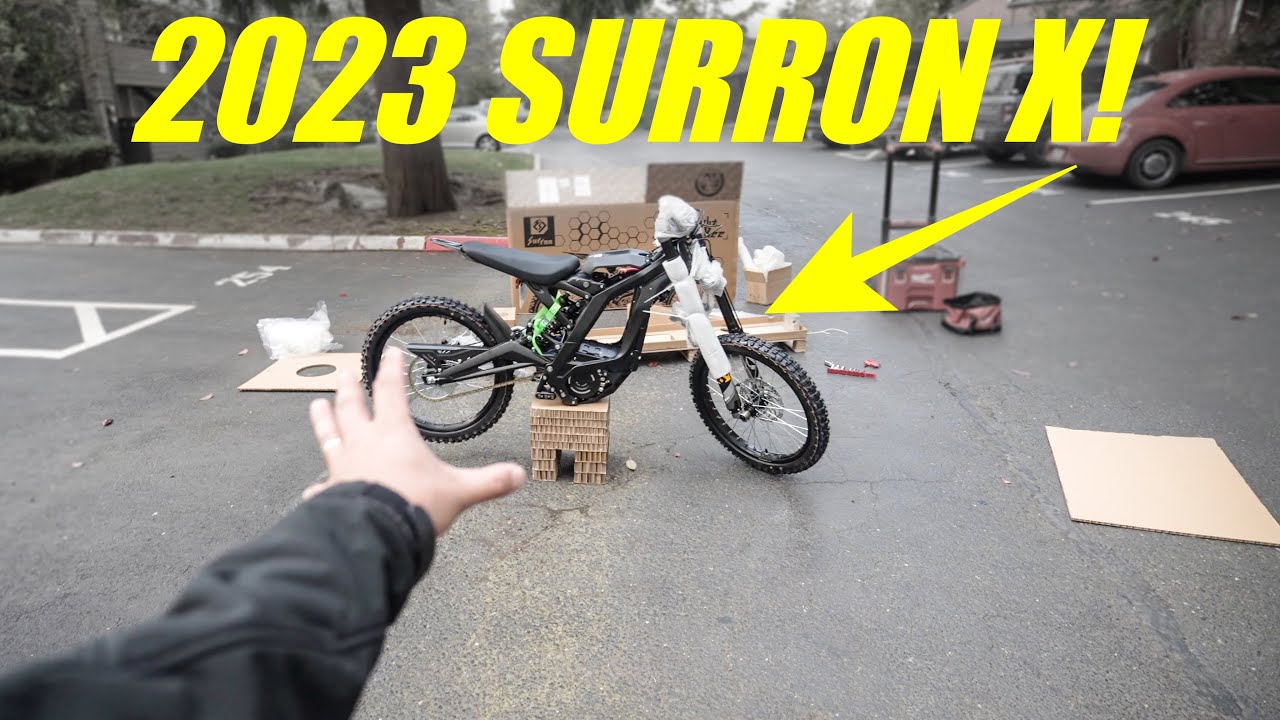2023 SUR RON X OFFICIAL UNBOXING AND FIRST RIDE!