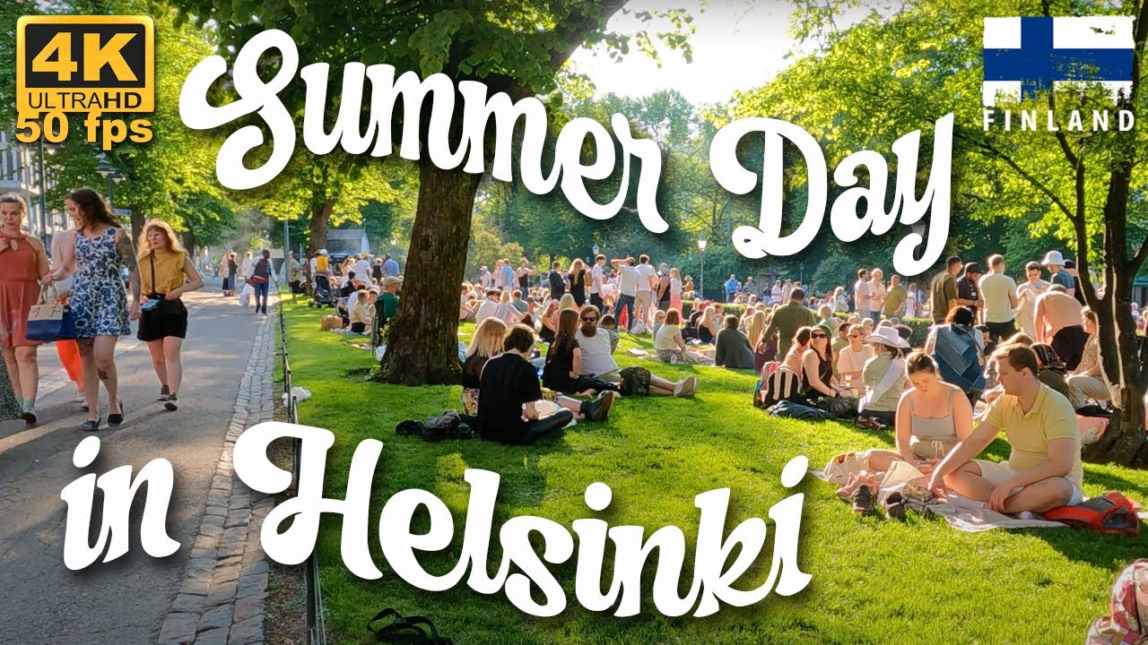 A Summer Day in Helsinki 😍 Enjoy great street views around the Finnish capital 🇫🇮