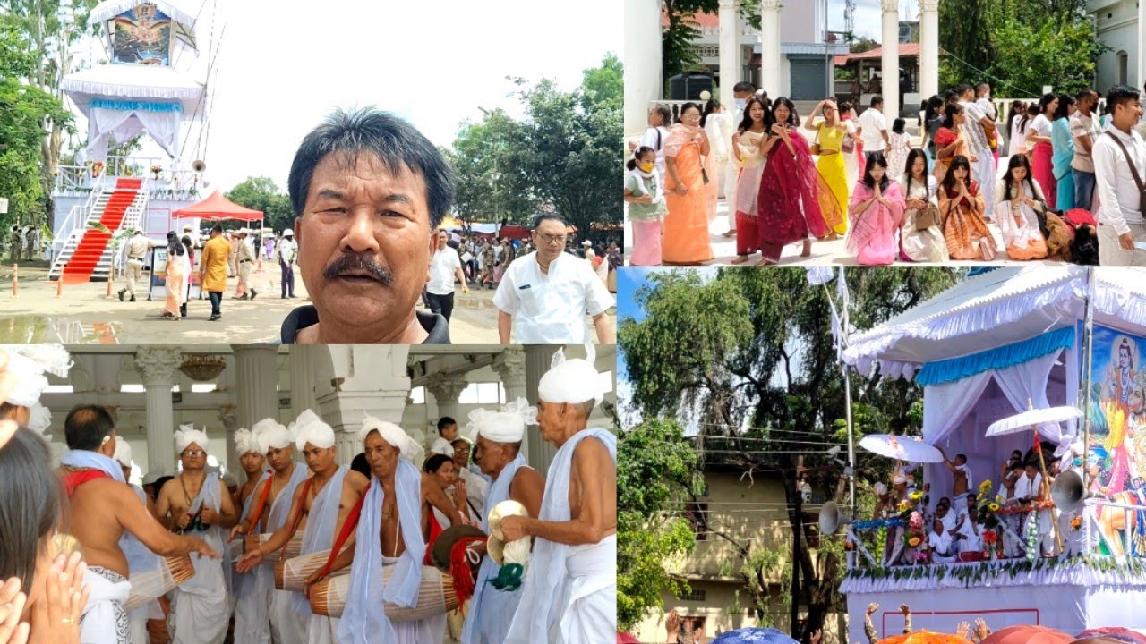 RathYatra(Kang Chingba)/Lord Jaganath & Subatra/Palace Compound,Imphal,Manipur/North East India.