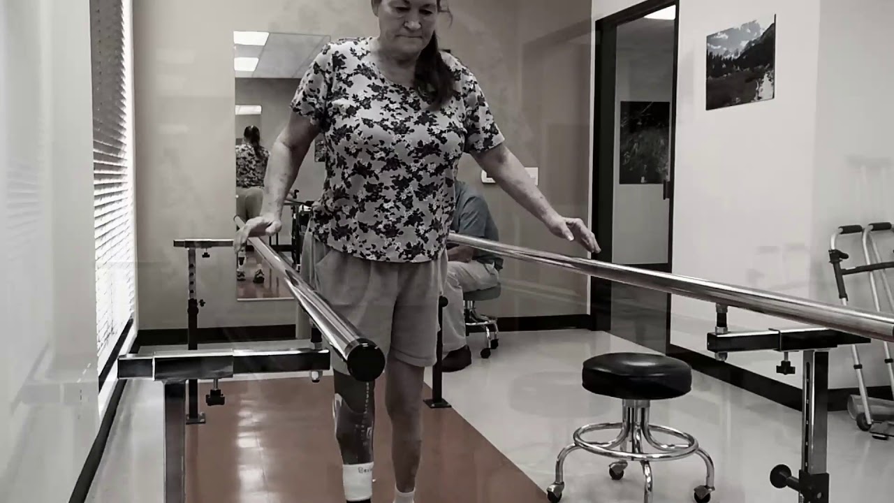Mom new leg