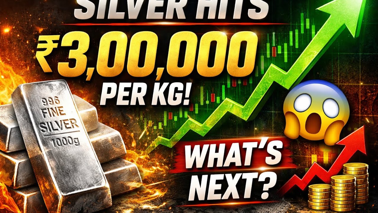 Silver Hits ₹3,00,000 Per Kg 😱 | All-Time High Silver Price | What&rsquo;s the Next Target?