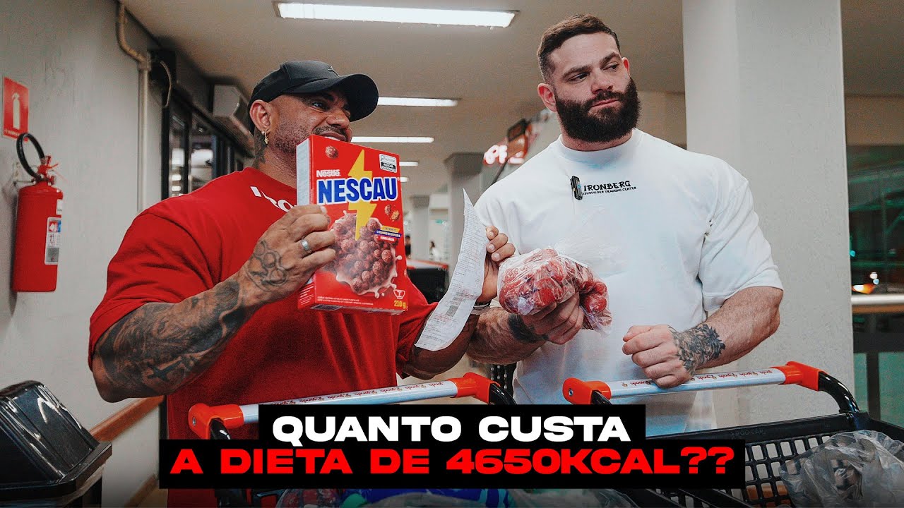 QUANTO CUSTA A DIETA SEMANAL DE UM BODYBUILDER COM 4650KCAL?