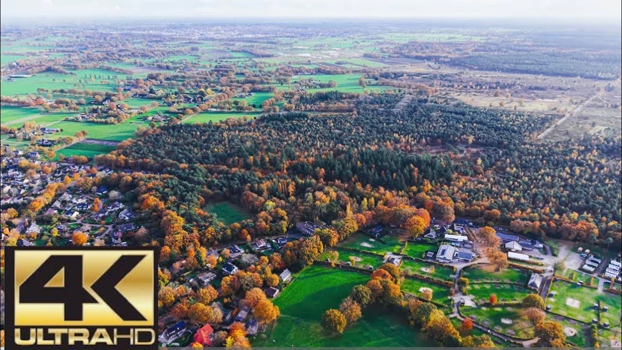 Autumn landscapes around Rijssen🇳🇱 #drone#air3s#travel#nature#dji 