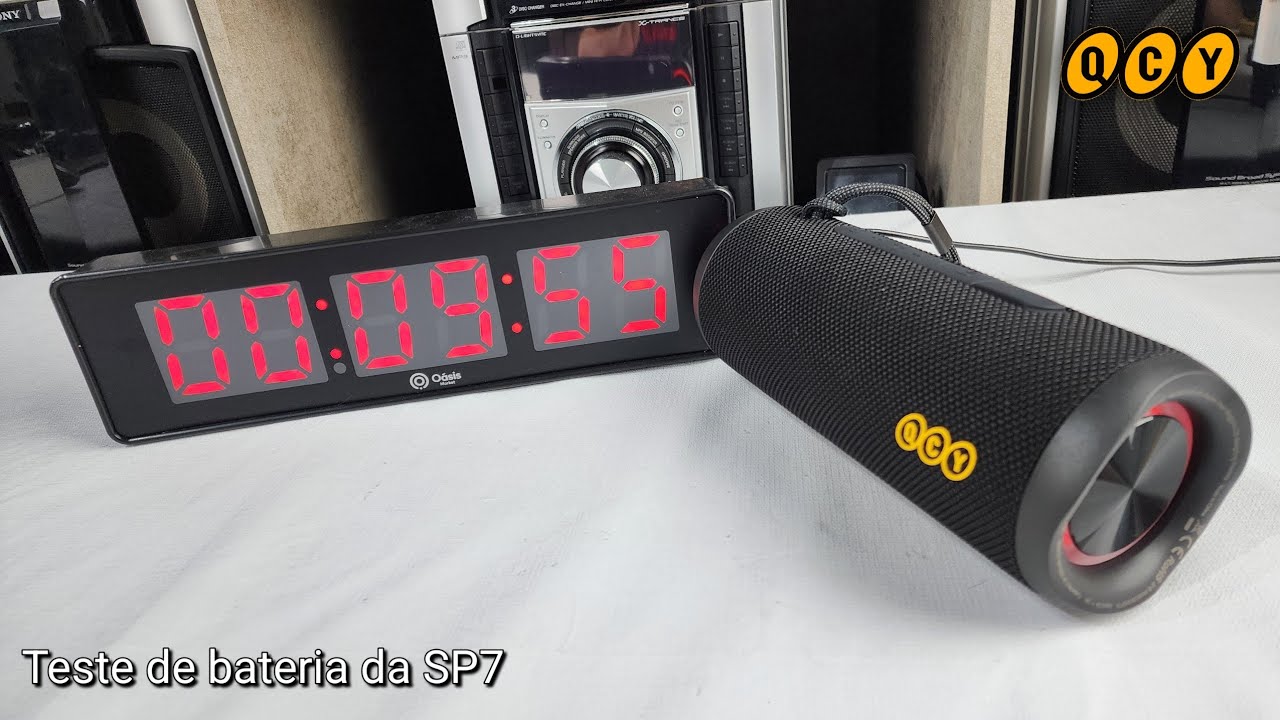 Teste de bateria da QCY SP7