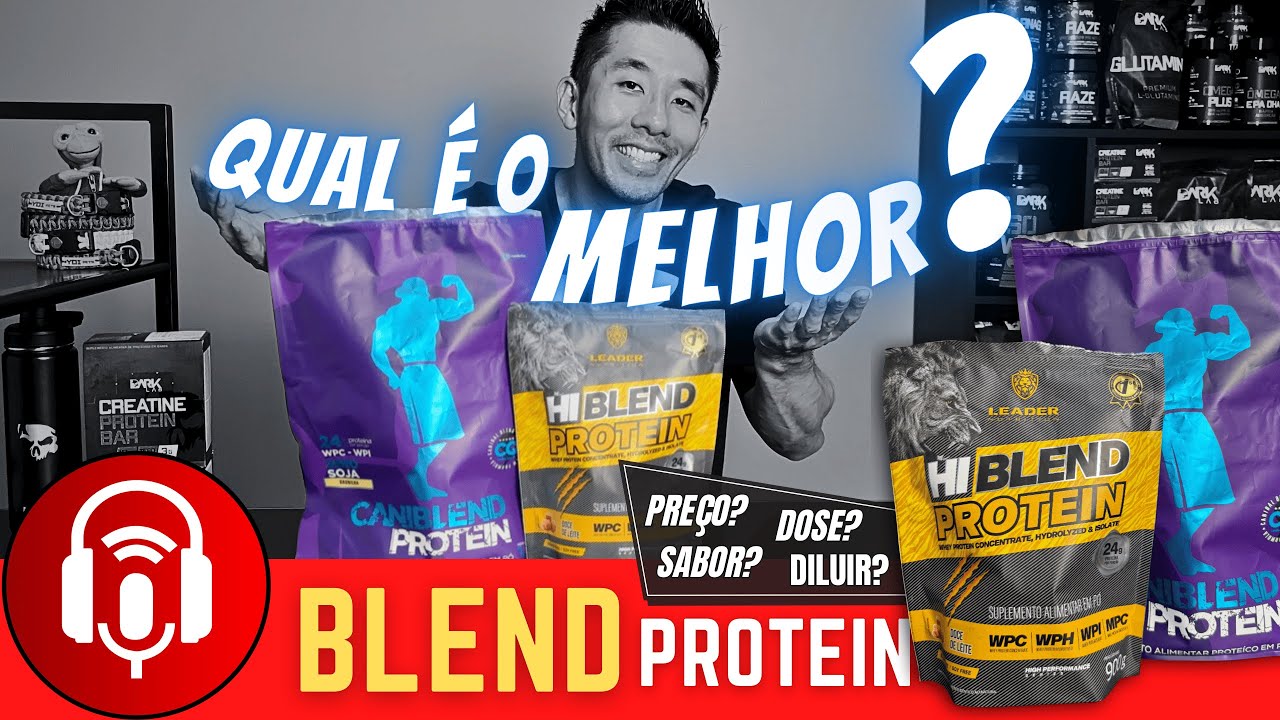 Qual é o Melhor Blend Proteico? Hi-Blend Leader Nutrition X Caniblend Canibal INC | Análise Completa