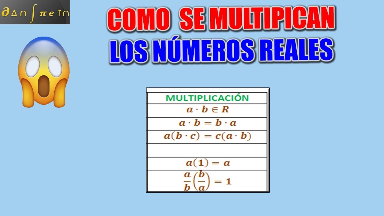 Como se multiplican los numeros reales