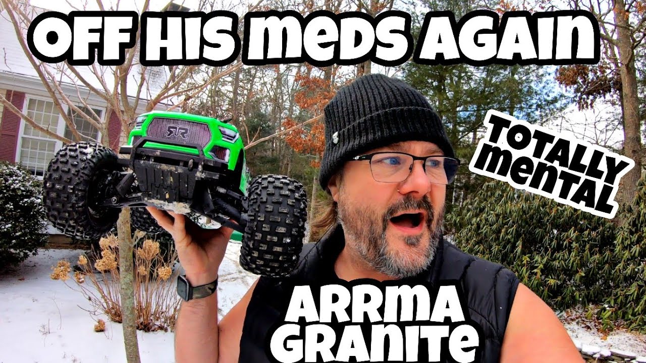 Arrma Granite V3 First Snow Rip OVONIC Rebel