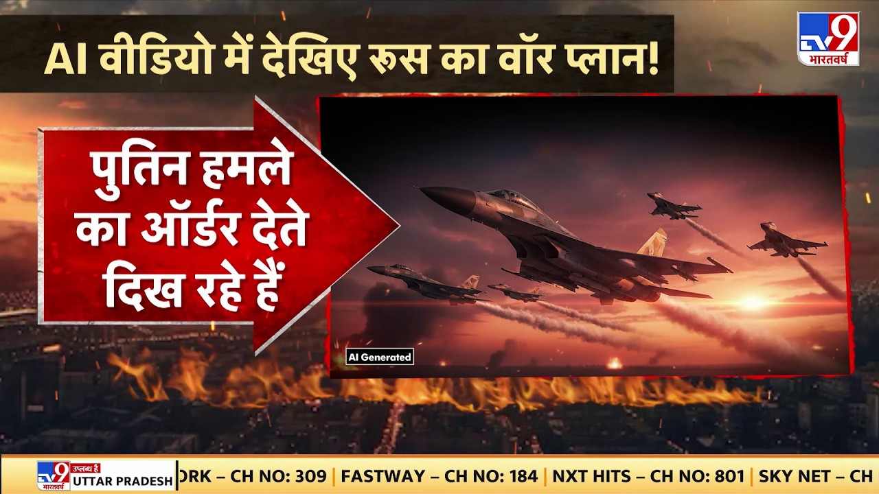 Europe Russia War Update: AI Video में देखिए रूस का वॉर प्लान! - TV9 | Putin | Zelenskyy | Ukraine