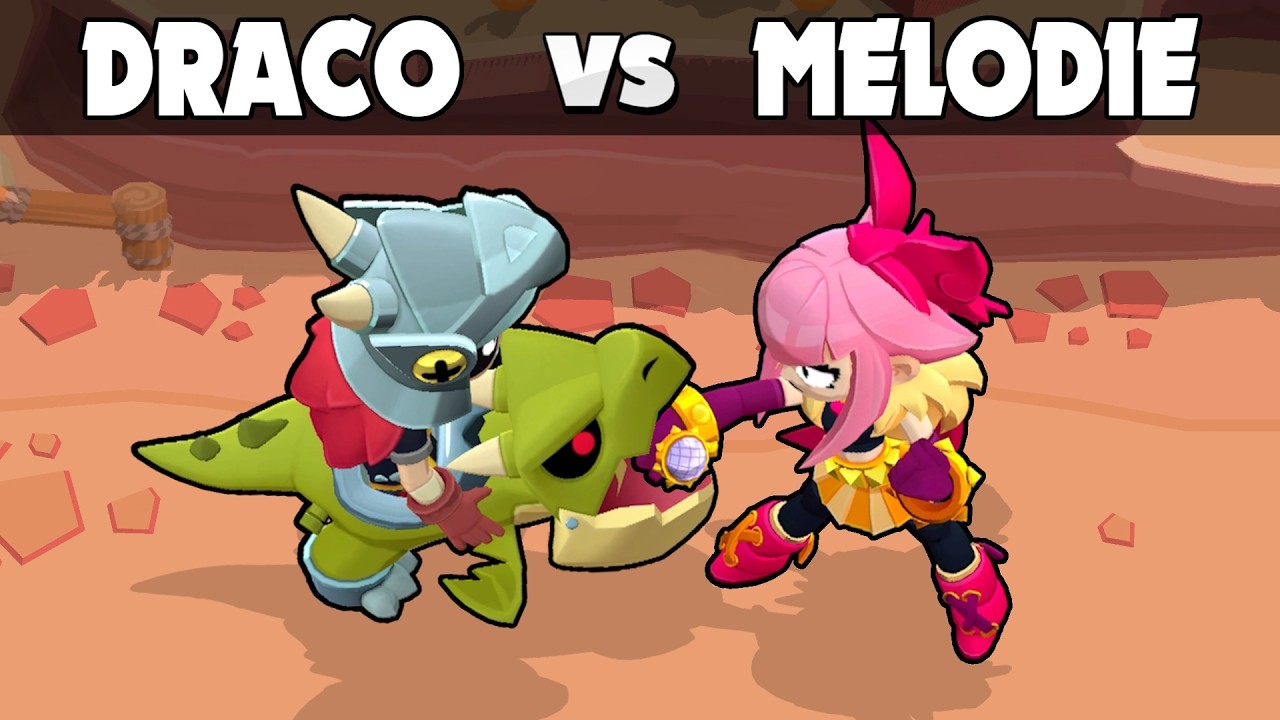 DRACO vs MELODIE 🎵 Brawl Stars