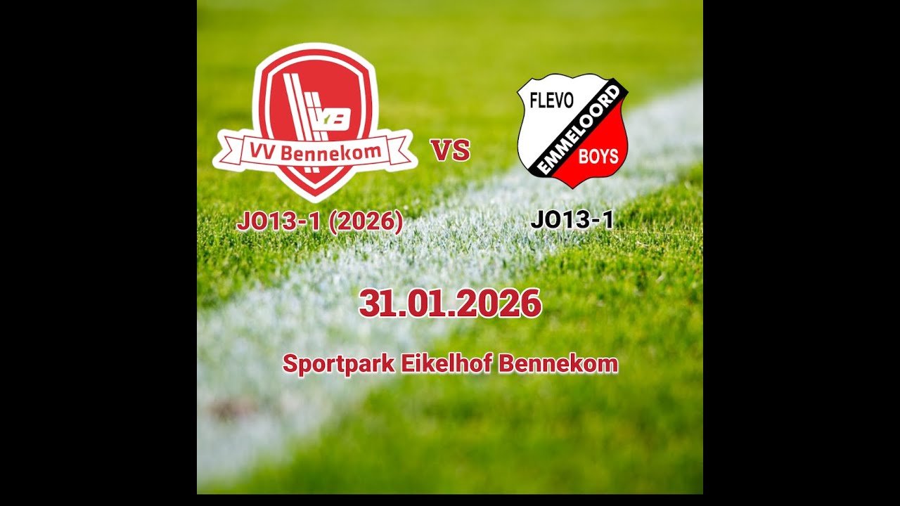 vv Bennekom JO13-1 vs Flevo Boys JO13-1 (31.01.2026)